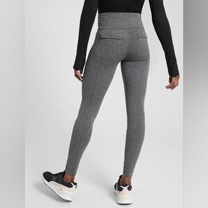 Athleta Delancey Herringbone Tight Gray High-Waisted Leggings Women's Medium
